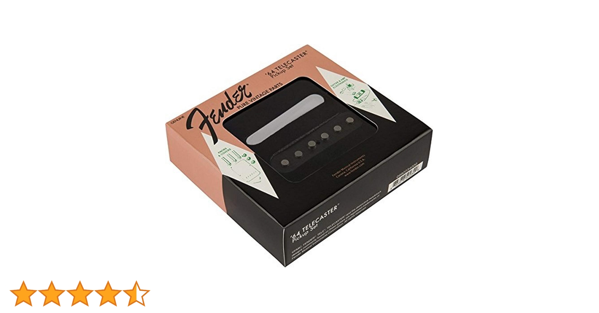 Amazon.co.jp: Fender ピックアップ PURE VINTAGE '64 TELECASTER